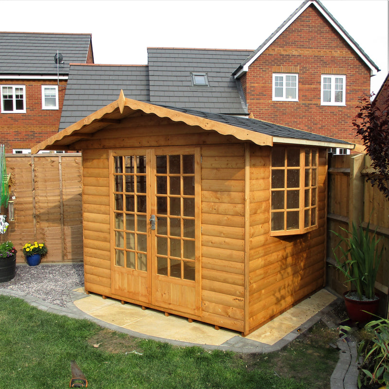 Goodwood Gold Fleur De Lys (8' x 8') Summerhouse