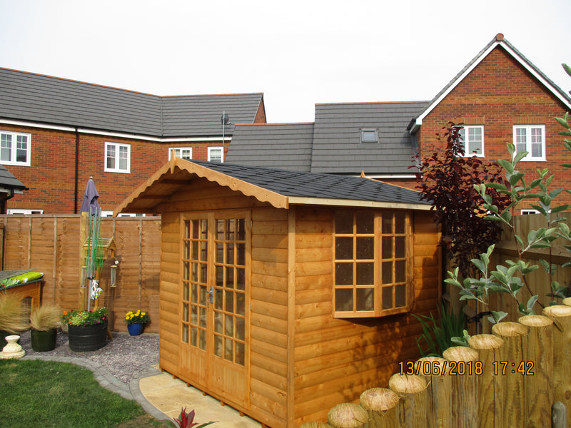 Goodwood Gold Fleur De Lys (8' x 6') Summerhouse