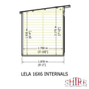 Lela Pent Summerhouse 16'x6' in T&G