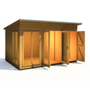 Lela Pent Summerhouse 12'x8' in T&G - Including 4ft Storage