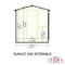 Sun Hut Potting Shed 6' x 6'