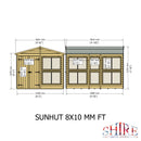 Sun Hut Potting Shed 8' x 10'