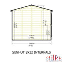 Sun Hut Potting Shed 8' x 12'