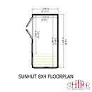 Sun Hut Potting Shed 8' x 4'