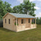 Woodlands Adlington Log Cabin in 44mm Logs