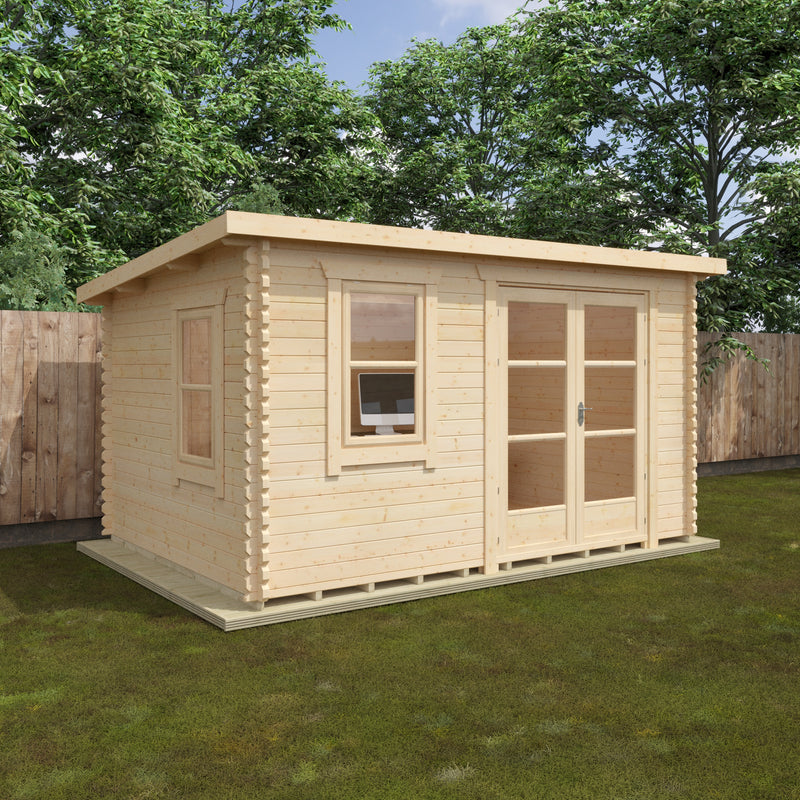 Woodlands Belton Log Cabin in 44mm Logs