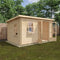 Woodlands Belton Log Cabin in 44mm Logs