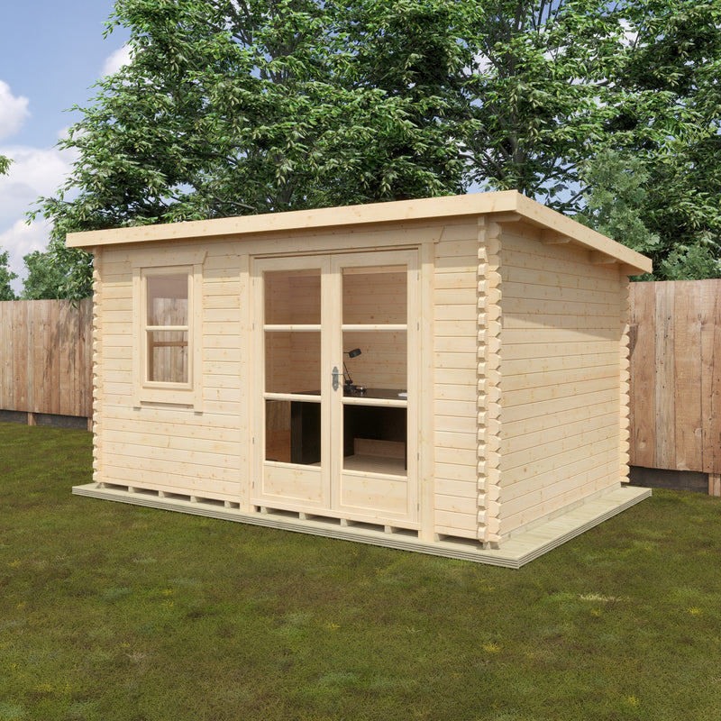 Woodlands Belton Log Cabin in 44mm Logs