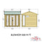 Goodwood Gold Blenheim (8' x 8') Summerhouse