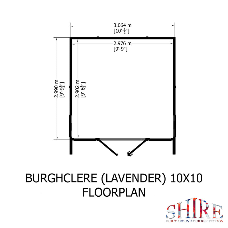 Burghclere Summerhouse (10' x 10')