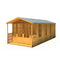 Delmora Summerhouse 8'x18' in T&G - Including 2ft Veranda