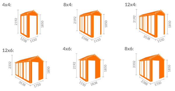 Woodlands Full Pane Flex Apex Summerhouse