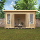 Woodlands Hatfield Log Cabin 14'x8 in 44mm Logs