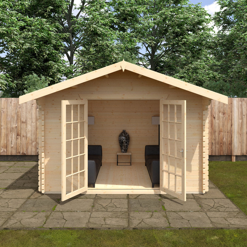 Woodlands Lotherton Log Cabin in 28 or 44mm Logs