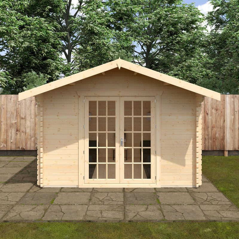 Woodlands Lotherton Log Cabin in 28 or 44mm Logs