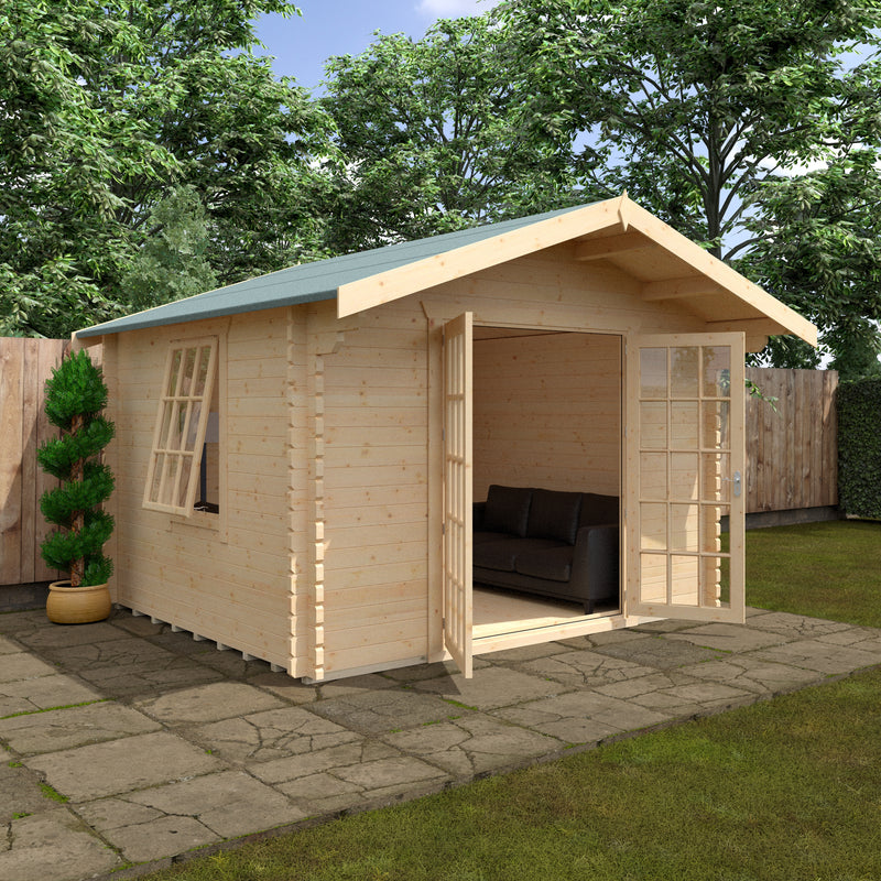 Woodlands Lotherton Log Cabin in 28 or 44mm Logs