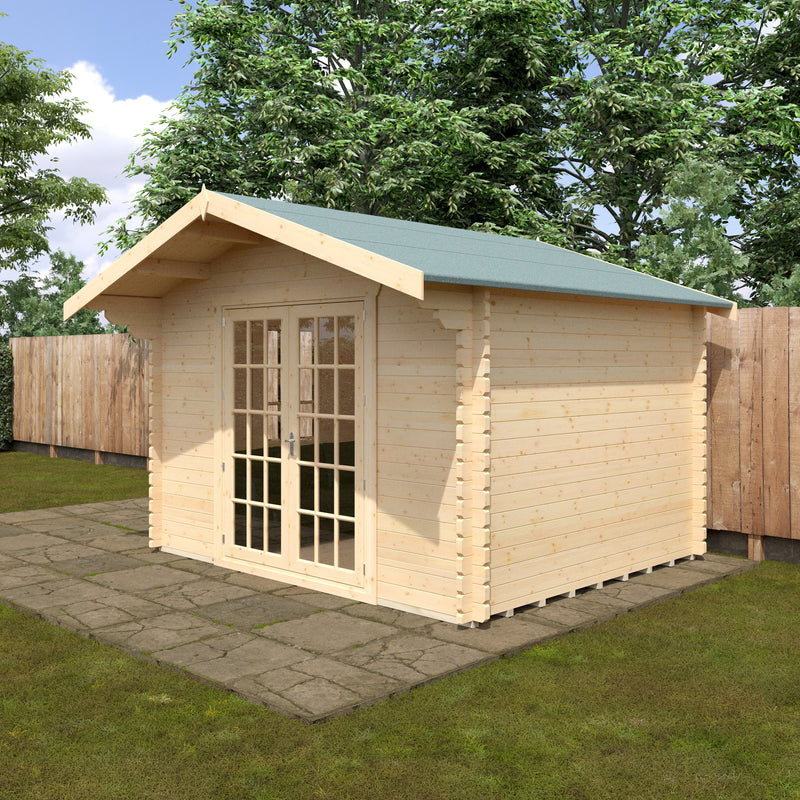 Woodlands Lotherton Log Cabin in 28 or 44mm Logs