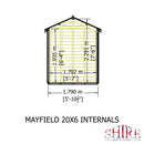 Mayfield Summerhouse 20'x6' in T&G