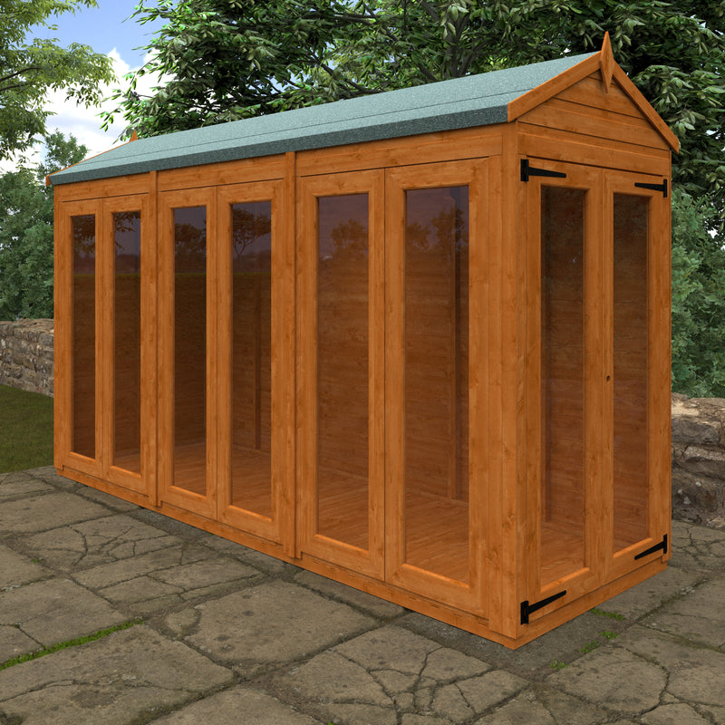 Woodlands Full Pane Flex Apex Summerhouse