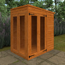 Woodlands Full Pane Flex Pent Summerhouse