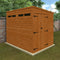 Woodlands Flex Pent Double Door Security Shed