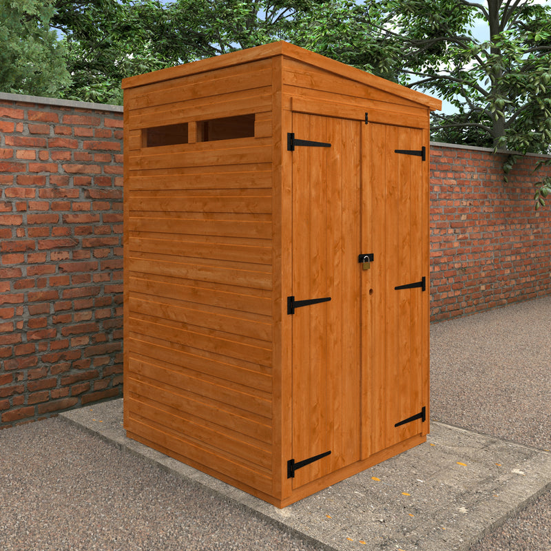 Woodlands Flex Pent Double Door Security Shed