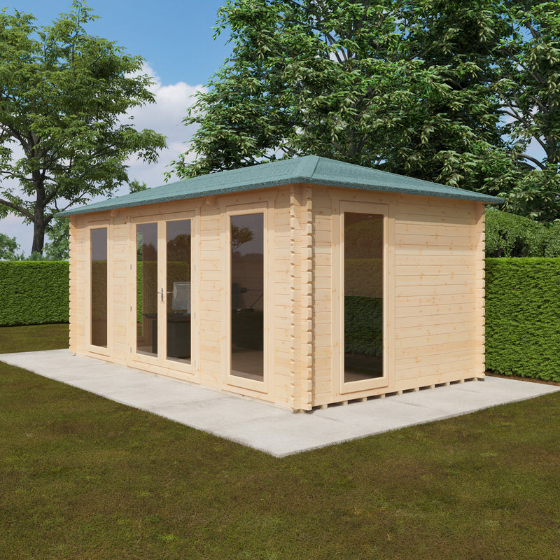 Woodlands Regatta Log Cabin in 44mm Logs