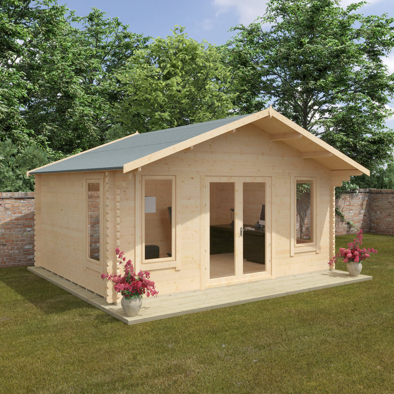 Woodlands Sutton Log Cabin in 44mm Logs